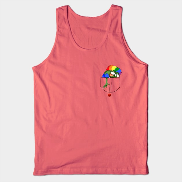 Honk Honk (Clown Pepe) Loses Nose Tank Top by FrenArt